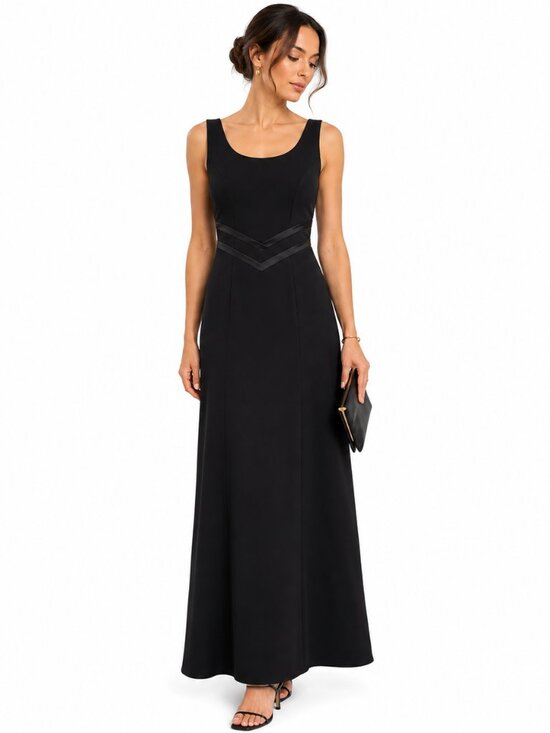 Dave & Johnny Dresses & Skirts - Dave & Johnny Formal Gown Womens S Black 90s Minimalist Maxi Prom Y2K Vintage